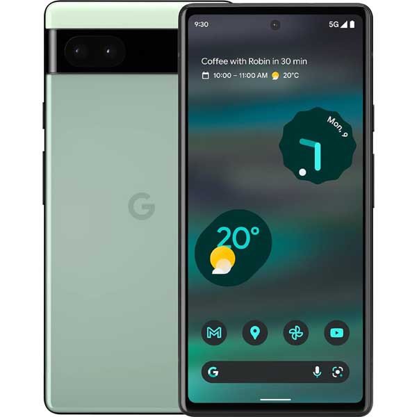 Google Pixel 6a smartphone, available at Mobitel UK